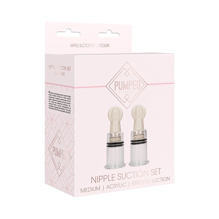 Shots Pumped Nipple Suction Set - Medium Clear – ESSENCE OF NATURE LLC