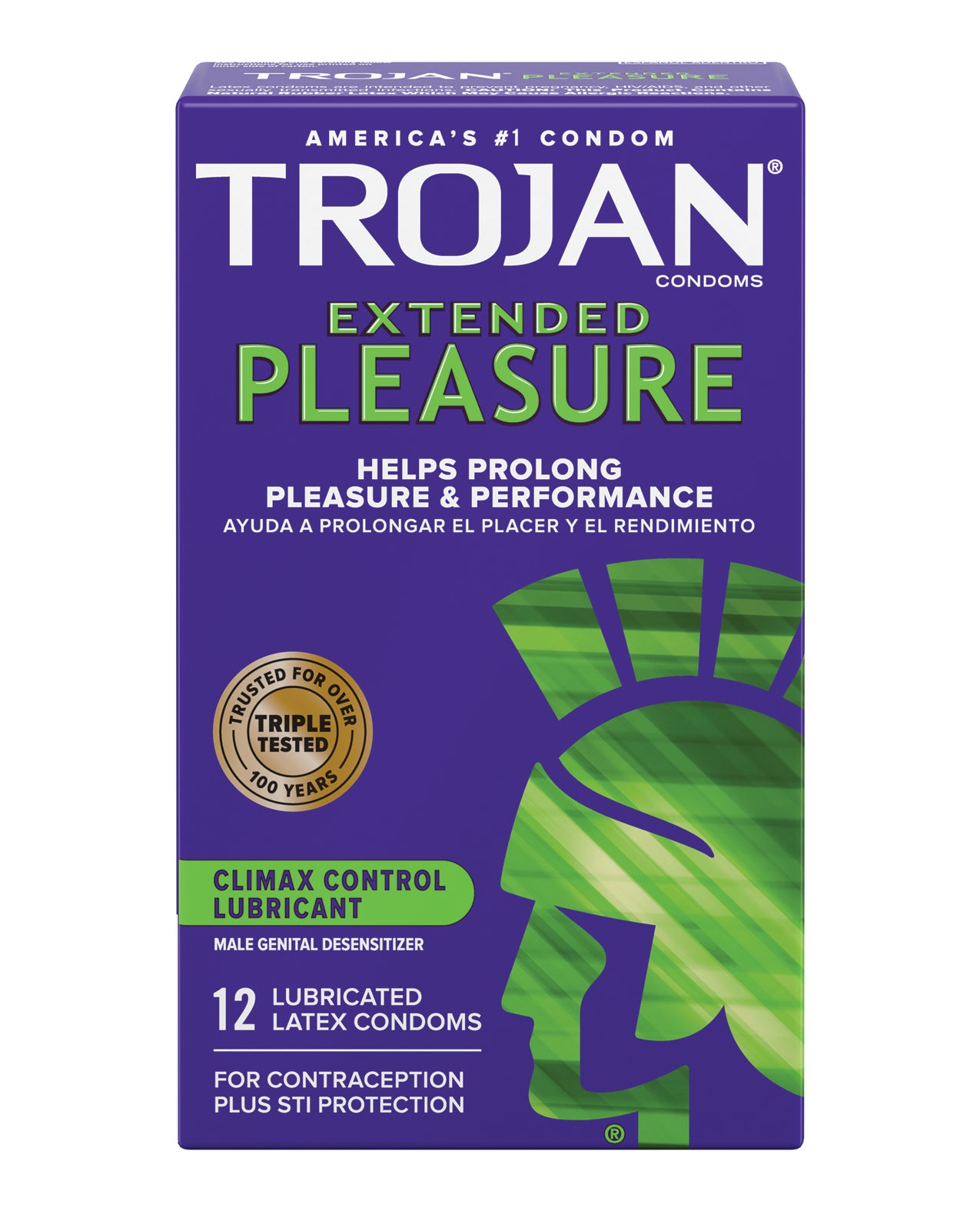 Trojan Extended Pleasure Condoms - Box of 12 - Essence Of Nature LLC