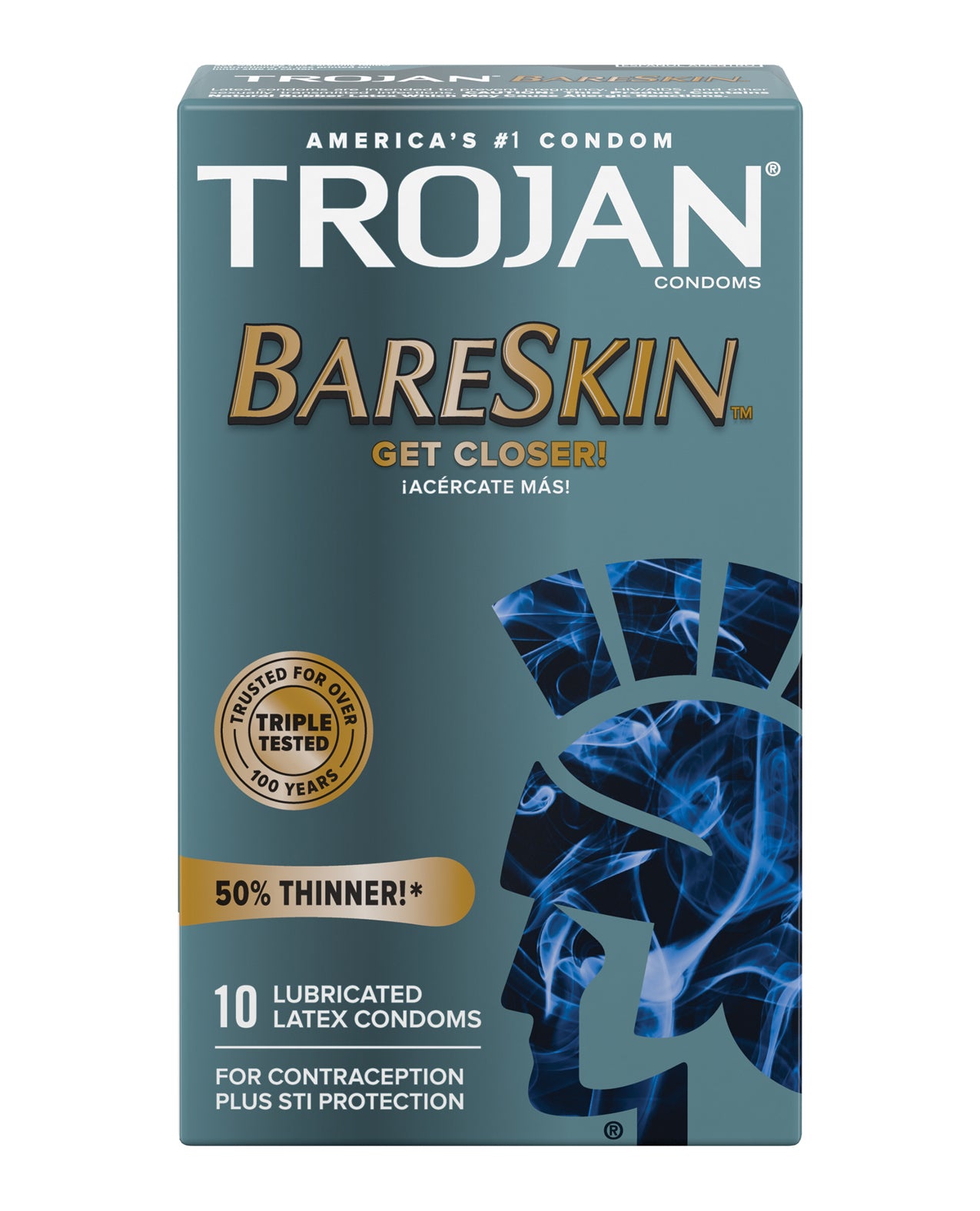 Trojan BareSkin Condoms - Box of 10 - Essence Of Nature LLC