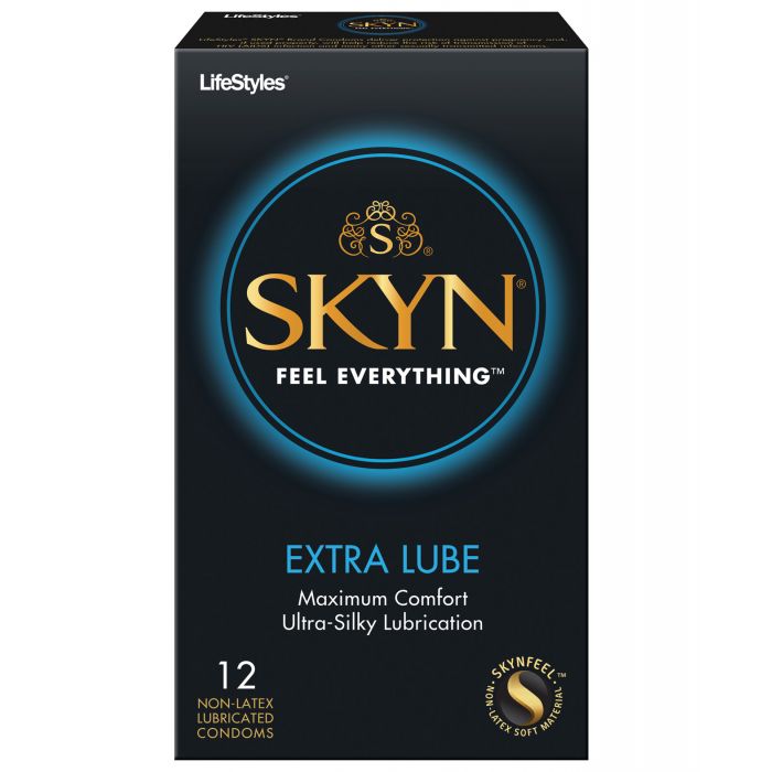 Lifestyles SKYN Extra Lubricated Condoms - Box of 12 - Essence Of Nature LLC