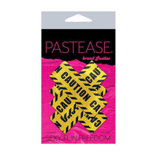 Pastease Premium Caution Cross - Black/Yellow O/S - Essence Of Nature LLC