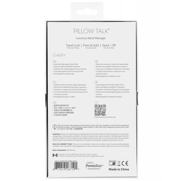 Pillow Talk Cheeky Wand - Teal - Essence Of Nature LLC