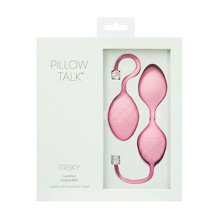 Pillow Talk Frisky Pleasure Balls - Pink - Essence Of Nature LLC