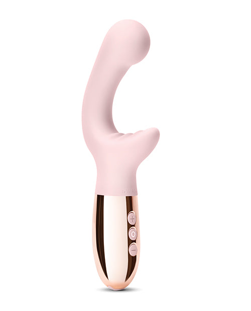 Le Wand XO Double Motor Wave Rechargeable Vibrator - Rose Gold - Essence Of Nature LLC