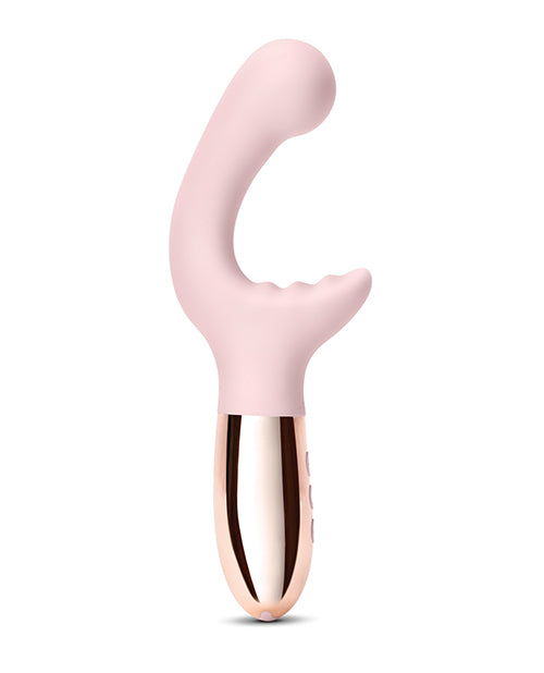 Le Wand XO Double Motor Wave Rechargeable Vibrator - Rose Gold - Essence Of Nature LLC