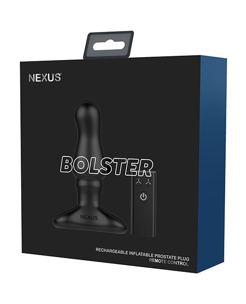 Nexus Bolster Butt Plug  w/Inflatable Tip - Black - Essence Of Nature LLC