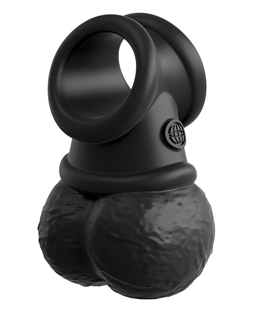 King Cock Elite The Crown Jewels Weighted Swinging Balls - Black - Essence Of Nature LLC