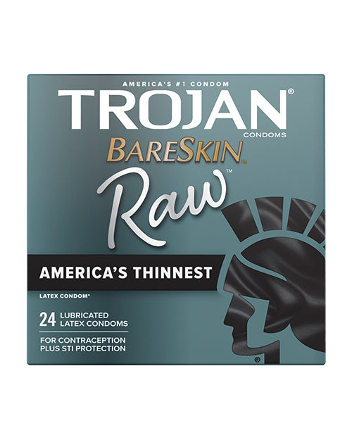 Trojan BareSkin Raw Condom - Pack of 24 - Essence Of Nature LLC