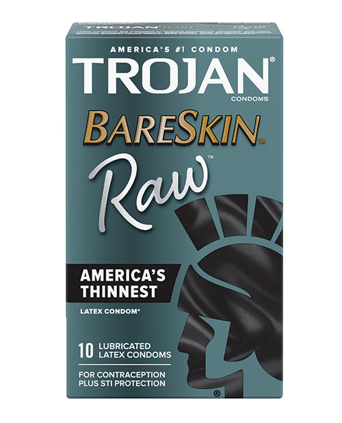 Trojan BareSkin Raw Condom - Pack of 10 - Essence Of Nature LLC