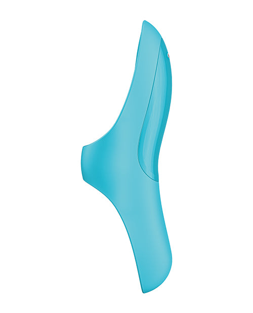 Satisfyer Teaser Finger Vibrator - Light Blue - Essence Of Nature LLC